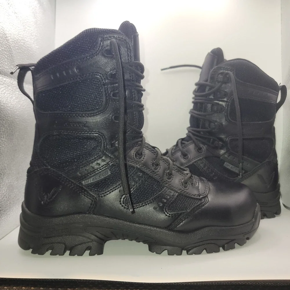 Thorogood Gen-flex2 8 Side Zip Composit Toe Tactical Boot Black 8046191 Mens 6.5
